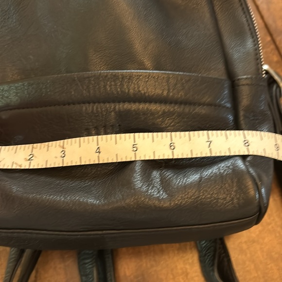 Still Nordic Black Leather Backpack - Picture 11 of 12